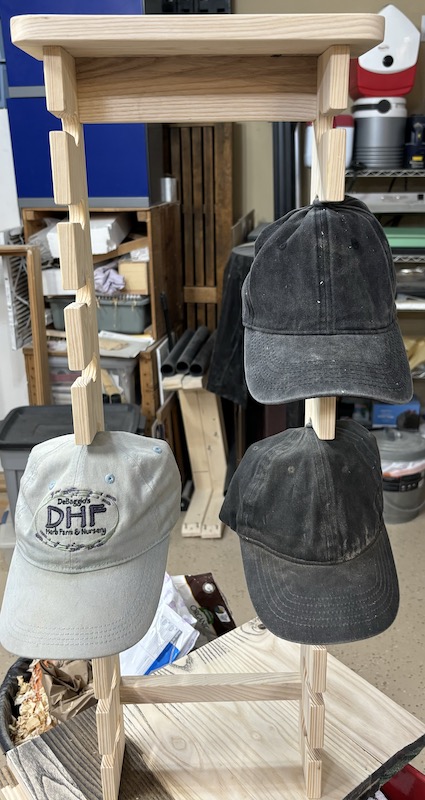 Double Hat Rack